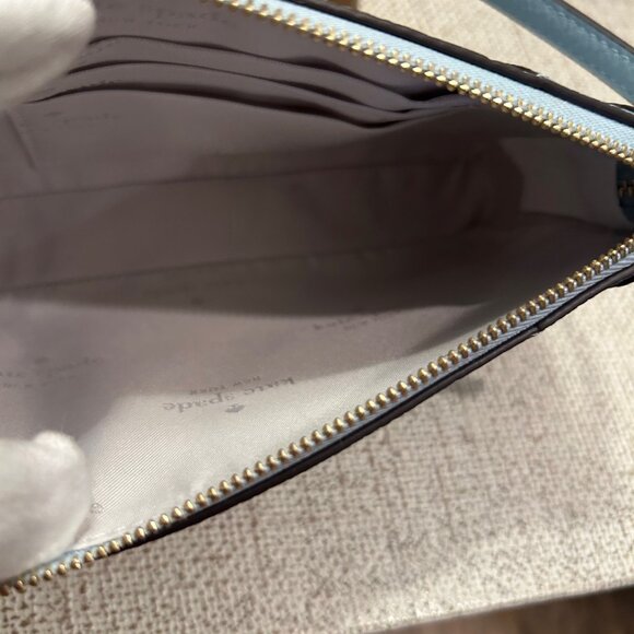 Kate Spade Lena Leather Convertible Wristlet in Multi-Blue - Picture 5 of 9